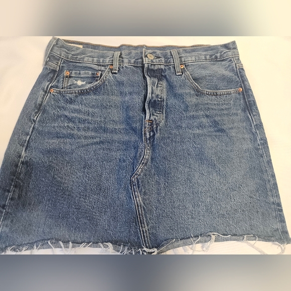 Levi's Dresses & Skirts - Levi's Blue Denim Mini Skirt